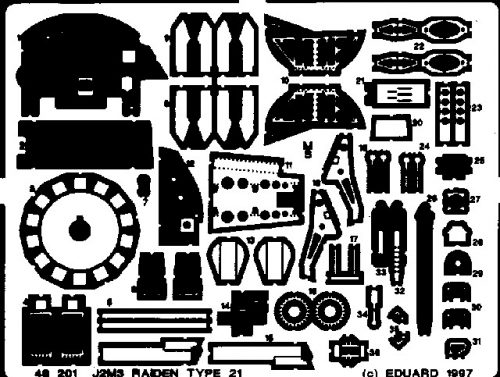 Eduard - J2M3 Raiden type 21