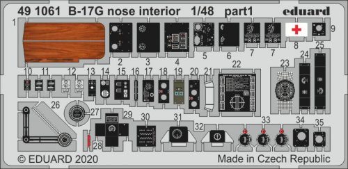 Eduard - B-17G nose interior for HKM