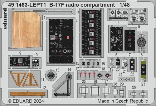 Eduard - B-17F cockpit 1/48