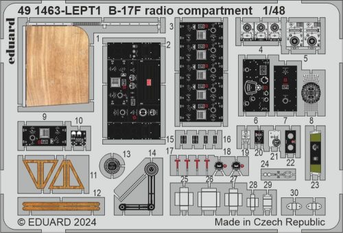 Eduard - B-17F radio compartment 1/48