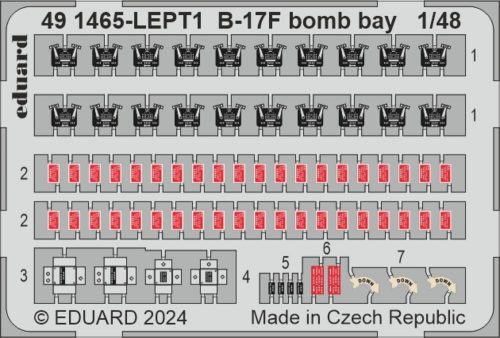 Eduard - B-17F bomb bay 1/48