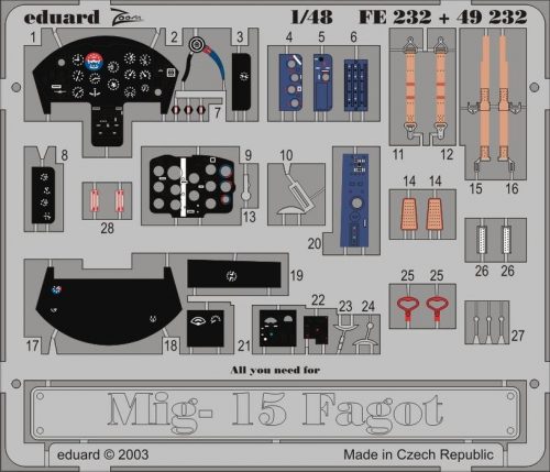 Eduard - MiG-15 Fagot for Trumpeter