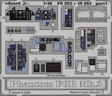 Eduard - Phantom FGR Mk.2 for Hasegawa/Revell