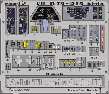 Eduard - A-10 Thunderbolt II interior for Hobby Boss