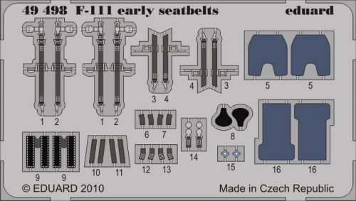 Eduard - F-111 early seatbelts for Hobby Boss