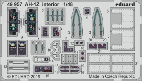 Eduard - AH-1Z interior for Kitty Hawk