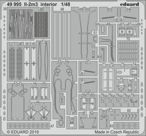 Eduard - II-2m3 interior for Tamiya