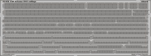 Eduard - USS Arizona 1941 railings 1/350 for HB