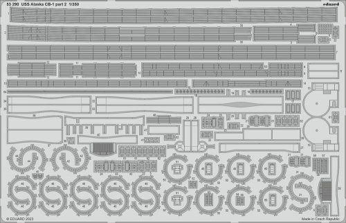 Eduard - USS Alaska CB-1 part 2 1/350 for HOBBY BOSS