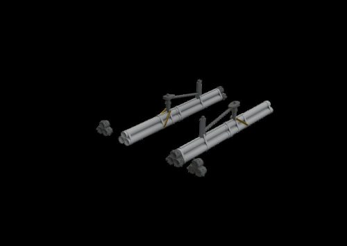 Eduard - P-51B/C bazooka rocket launcher  EDUARD