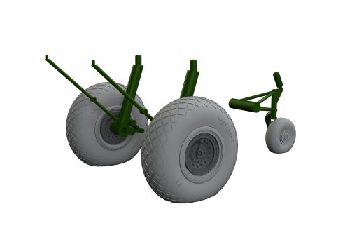 Eduard - B-17F wheels diamond tread 1/48