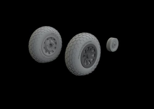 Eduard Accessories - P-51B/C wheels oval tread  EDUARD