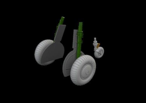 Eduard - Bf 108 wheels  EDUARD