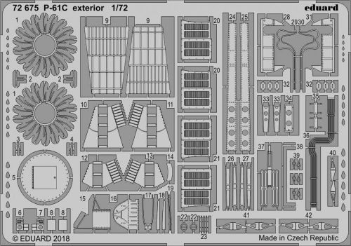 Eduard - P-61C exterior for Hobby Boss