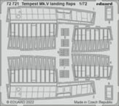 Eduard - Tempest Mk.V landing flaps 1/72