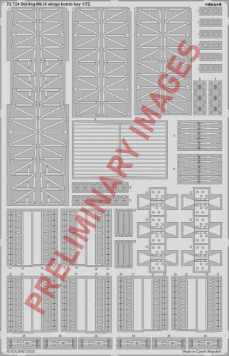 Eduard - Stirling Mk.III wings bomb bays