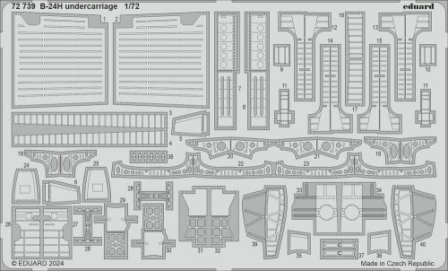 Eduard - B-24H undercarriage 1/72