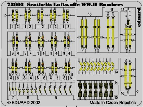 Eduard - Seatbelts Luftwaffe WW.II Bombers