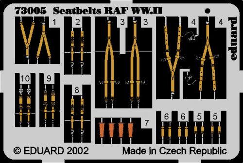 Eduard - Seatbelts RAF WW.II