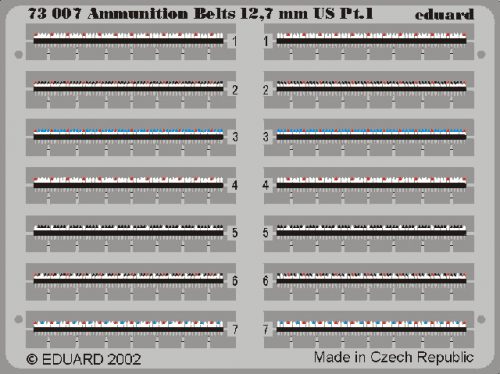 Eduard - Ammunition Belts 12,7mm US