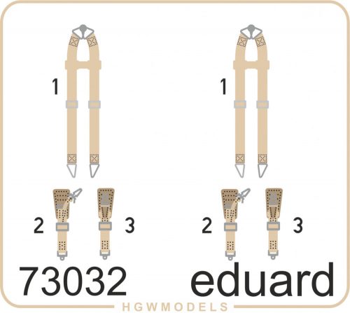 Eduard - Seatbelts Luftwaffe WWII bombers SUPERFA