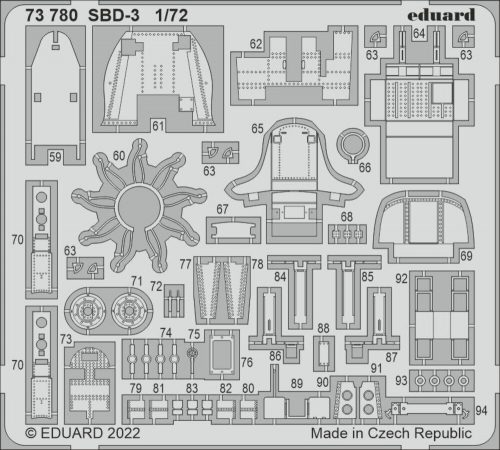 Eduard - SBD-3 for FLYHAWK