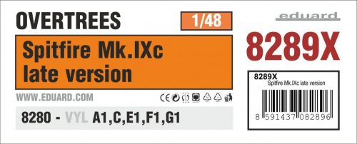 Eduard - 1/48 Spitfire Mk.IXc late OVERTREES