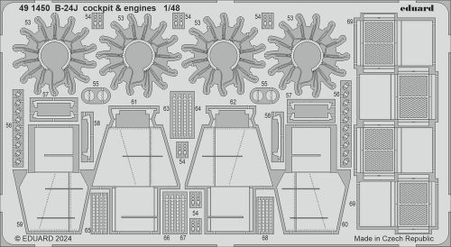 Eduard - B-24J PART I  HOBBY BOSS