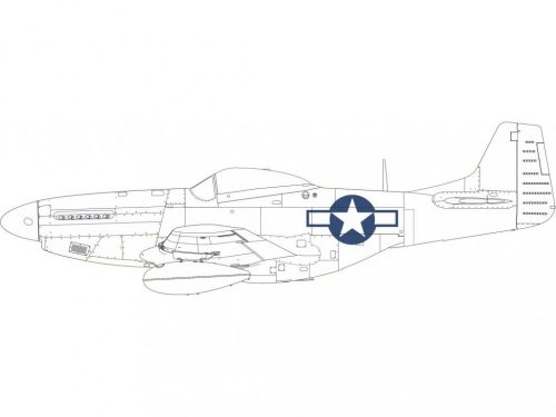 Eduard - P-51D US national insignia 1/72 recommended for EDUARD