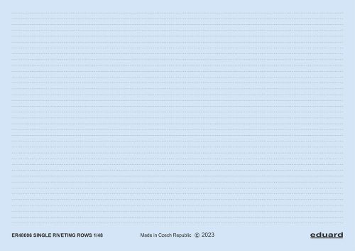 Eduard - Single riveting rows 1/48