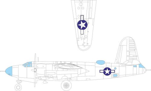 Eduard - B-26B Marauder national insignia  ICM