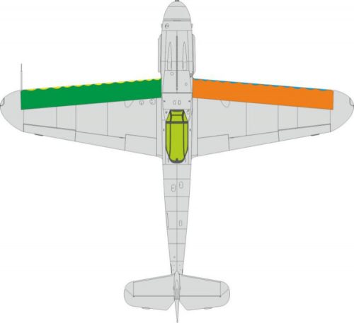 Eduard - Bf 109G wings leading edge wavy lines