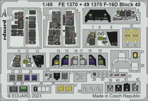 Eduard - F-16D Block 40 1/48 KINETIC