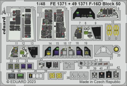 Eduard - F-16D Block 50 1/48 KINETIC