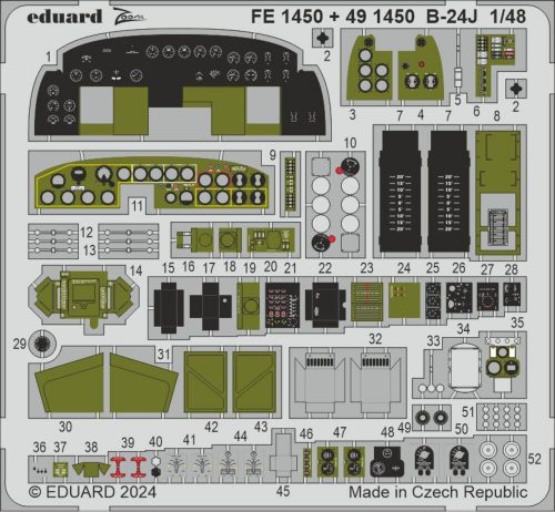 Eduard - B-24J  HOBBY BOSS