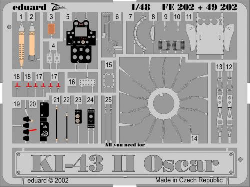Eduard - Ki -43 II Oscar