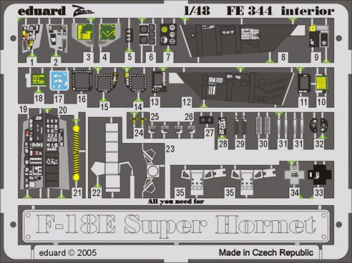 Eduard - F-18E Super Hornet interior FE344