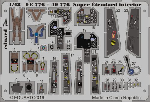 Eduard - Super Etendard interior for Kinetic