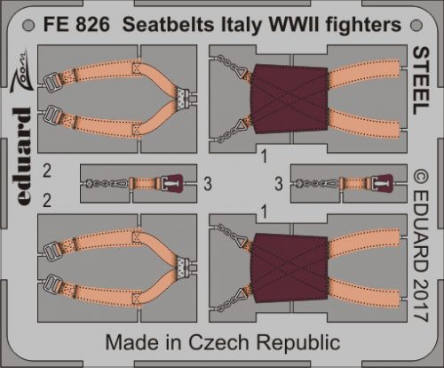 Eduard - Seatbelts Italy WWII fighters STEEL