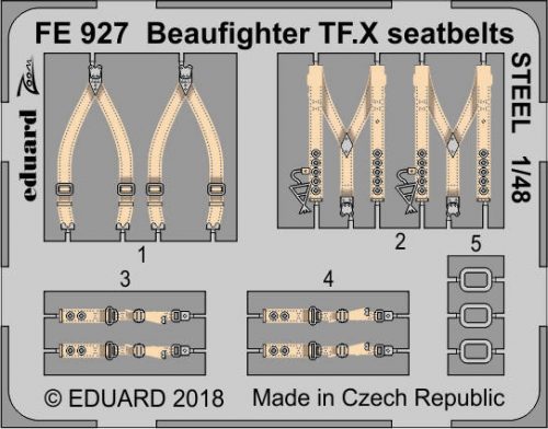 Eduard - Beaufighter TF.X seatbelts STEEL f.Revell