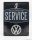 Edicola - Accessories 3D Metal Plate - Volkswagen Service 2 Tone Blue