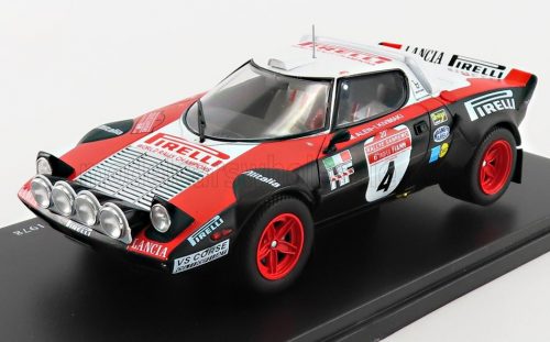 Edicola - LANCIA STRATOS HF PIRELLI N 4 RALLY SANREMO 1978 M.ALEN - I.KIVIMAKI BLACK RED WHITE