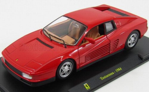 Edicola - FERRARI TESTAROSSA 1984 - CON VETRINA - WITH SHOWCASE RED