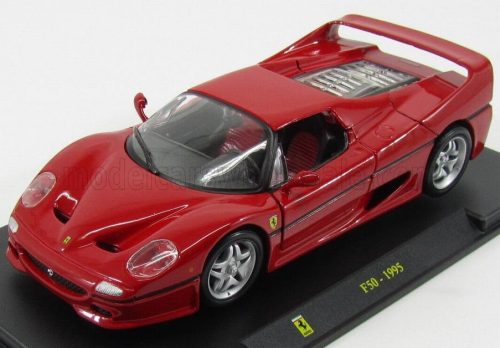 Edicola - FERRARI F50 1995 - CON VETRINA - WITH SHOWCASE RED