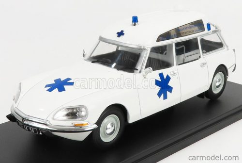 Edicola - Citroen Ds20 Break Sw Station Wagon Ambulance 1974 White