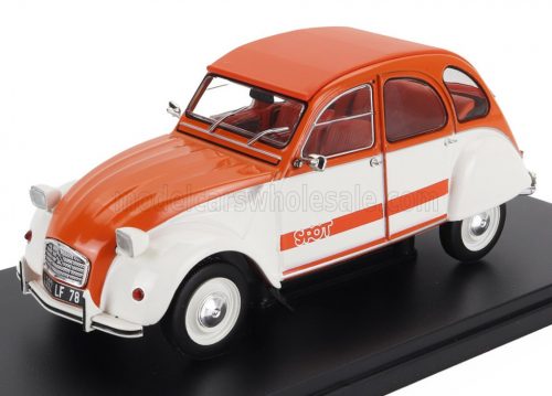 Edicola - CITROEN 2CV SPOT 1976 WHITE ORANGE