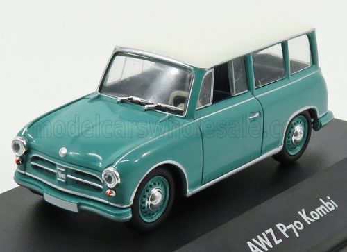 Edicola - AWZ P70 KOMBI 1957 GREEN MET WHITE