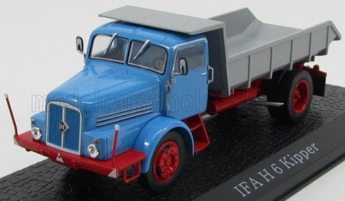 Edicola - IFA H60 TRUCK CASSONE RIBALTABILE KIPPER 1952 LIGHT BLUE RED GREY