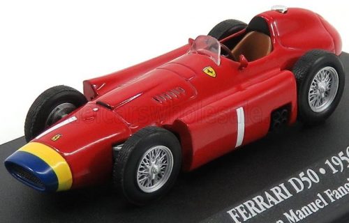 Edicola - FERRARI F1  D50 LONG NOSE N 1 JUAN MANUEL FANGIO SEASON 1956 WORLD CHAMPION RED