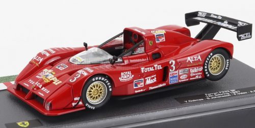 Edicola - FERRARI F333 SP 4.0L V12 TEAM SCANDIA N 3 WINNER 12h SEBRING 1997 YANNICK DALMAS - STEFAN JOHANSSON - FERMIN VELEZ - ANDY EVANS RED